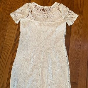 Hollister cream lace dress